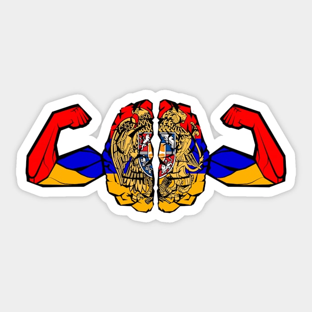 Armenian Brain, Armenia Flag, Strong Armenia, Armenia Sticker by Jakavonis